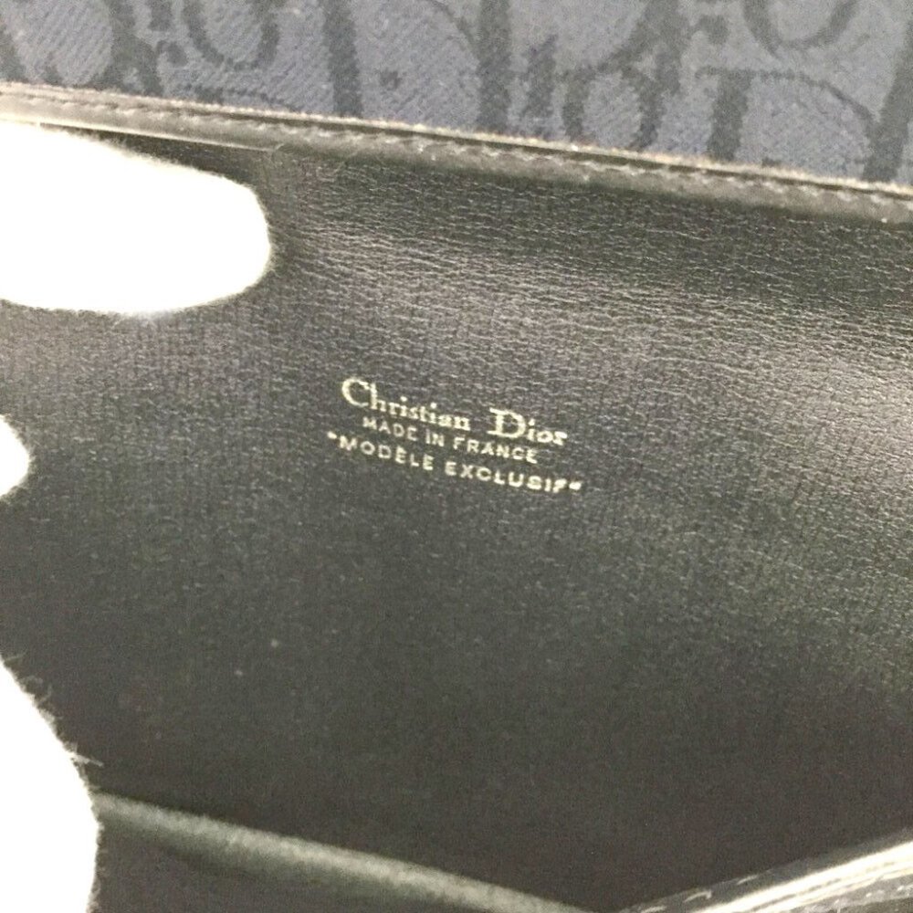 Christian Dior Trotter Canvas Leather Long Bifold Wallet - Picture 8 of 8